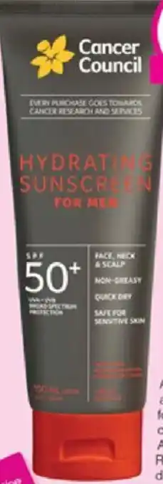Priceline HYDRATING SUNSCREEN FOR MEN offer