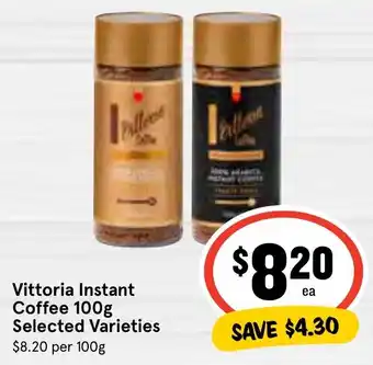 IGA Vittoria Instant Coffee 100g Selected Varieties offer
