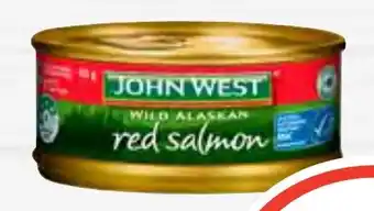 IGA John West Wild Alaskan Red Salmon 105g offer