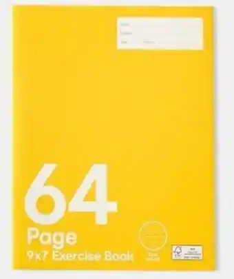 Kmart 9x7 Exercise Book offer