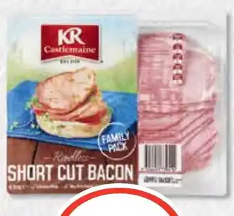 IGA KR Castlemaine Rindless Short Cut Bacon 630g offer
