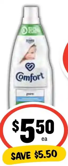 IGA Comfort Fabric Conditioner 900mL Selected Varieties offer