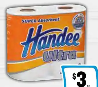 IGA Handee Ultra Paper Towel 2 Pack offer