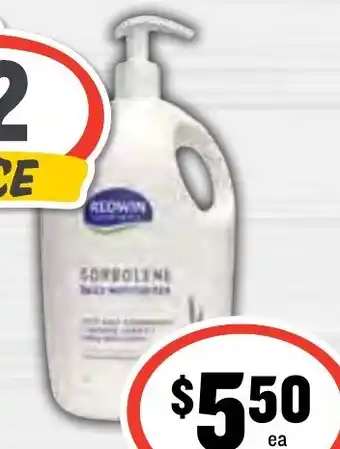 IGA Redwin Sorbolene Daily Moisturiser 1.1 Litre offer