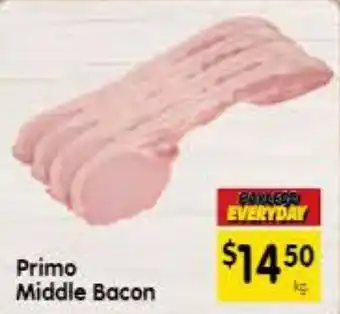 Spar Primo Middle Bacon offer