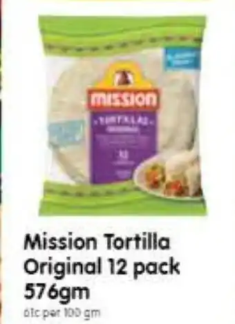 Spar Mission Tortilla Original 12 pack 576gm offer