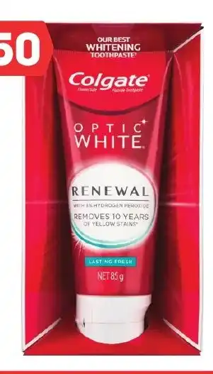 Foodland Colgate Optic White Renewal Toothpaste 85g offer