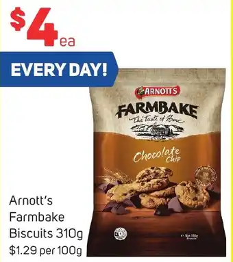 Foodland Arnott's FARMBAKE Biscuits 310g offer