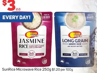 Foodland SunRice Microwave Rice 250g offer