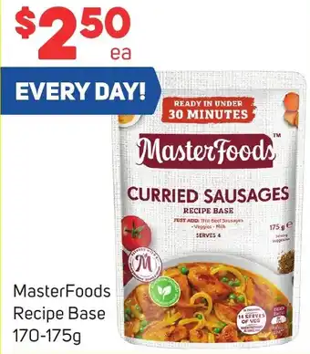 Foodland MasterFoods Recipe Base 170-175g offer