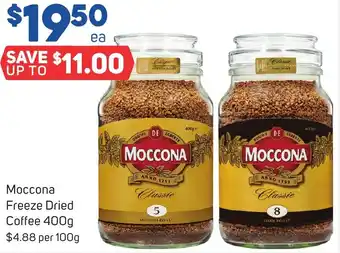 Foodland Moccona Freeze Dried Coffee 400g offer