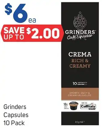 Foodland Grinders Capsules 10 Pack offer