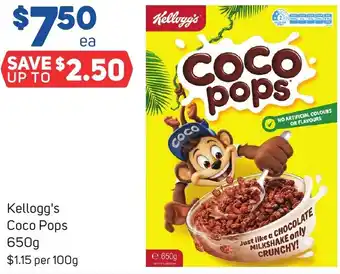 Foodland Kellogg's Coco Pops 650g offer