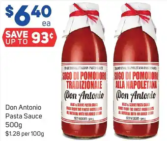 Foodland Don Antonio Pasta Sauce 500g offer