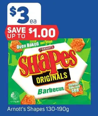 Arnott's Shapes 130-190g