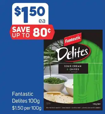 Foodland Fantastic Delites 100g offer