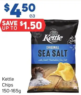 Foodland Kettle Chips 150-165g offer