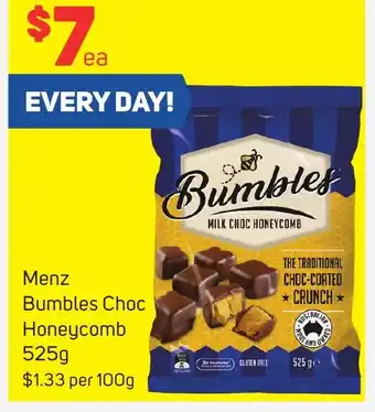 Foodland Menz Bumbles Choc Honeycomb 525g offer