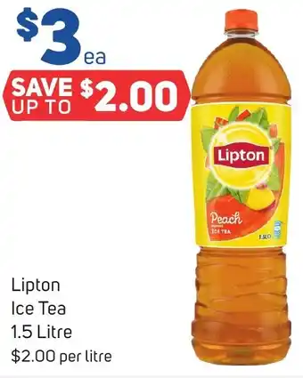Foodland Lipton Ice Tea 1.5 Litre offer