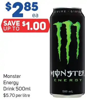 Foodland Monster Energy Drink 500ml offer