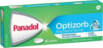Woolworths Panadol with Optizorb Paracetamol Pain Relief Pk 20~ offer