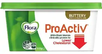 Foodland Flora ProActive Spread 500g offer