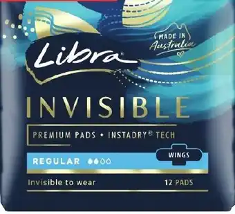 Foodland Libra Invisible Pads offer