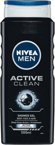 Woolworths Nivea Men Active Clean Shower Gel 500ml offer