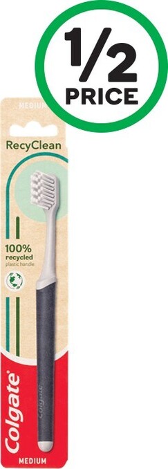 Woolworths Colgate RecyClean Toothbrush Pk 1 offer