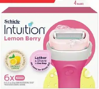 Foodland Schick Intuition Blades offer