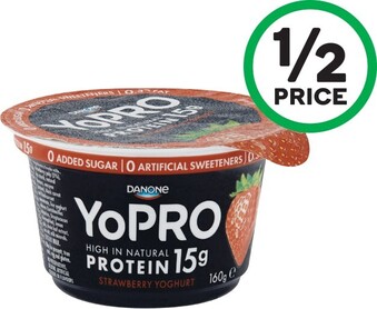 Woolworths Danone YoPRO Pot 160g u2013 From the Fridge offer