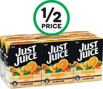 Woolworths Just Juice 6 x 200ml offer