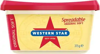 Woolworths Western Star Spread 375g u2013 From the Fridge offer