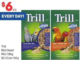 Trill Bird Seed Mix 1.8kg