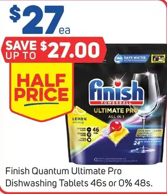 Foodland Finish Quantum Ultimate Pro Dishwashing Tablets 46s or 0% 48s. offer