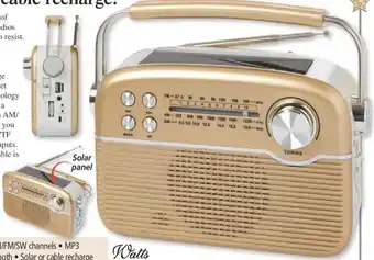 Rechargeable Radio