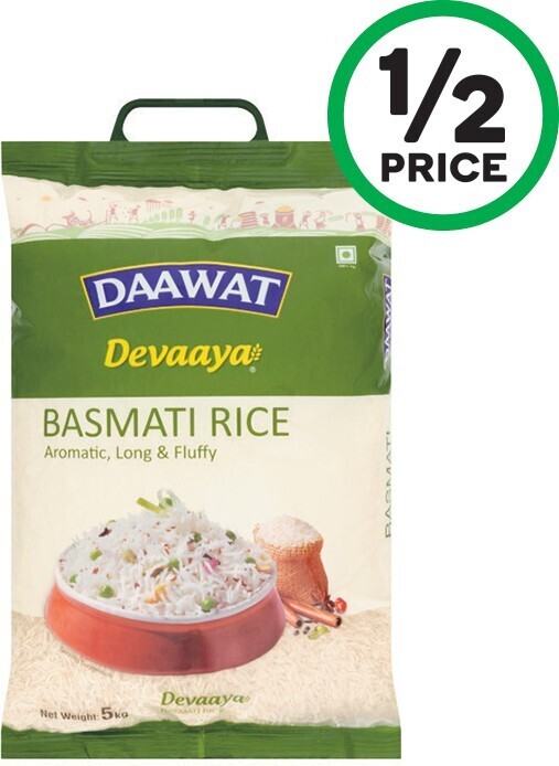 Daawat Devaaya Basmati Rice 5 kg offer at Woolworths