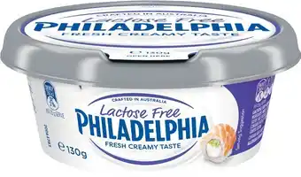 Woolworths Philadelphia Lactose Free Cream Cheese Spread 130g u2013 From the Fridge offer