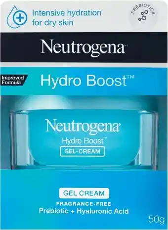Woolworths Neutrogena Hydro Boost Gel-Cream 50g offer