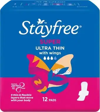 Stayfree Utra Thin Pads Pk 10-16