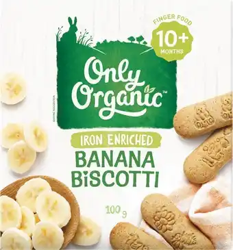 Woolworths Only Organic Biscotti 100g offer