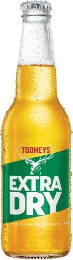 Tooheys Extra Dry Bottles 24x345ml