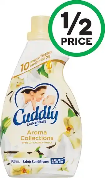 Woolworths Cuddly Fabric Conditioner 900ml offer