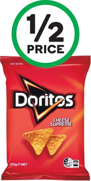 Woolworths Doritos Corn Chips 150-170g offer
