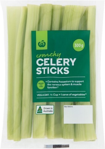 Woolworths Australian Celery Sticks 300g Pack offer