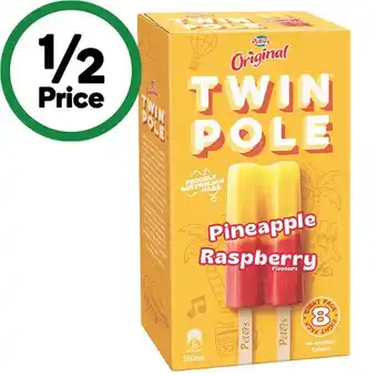Woolworths Peters twin pole 544-590ml pk 8 – from the freezer offer
