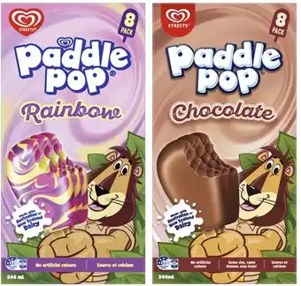 Coles Streets paddle pop 544ml offer