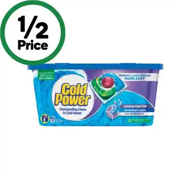 Woolworths Cold power laundry capsules pk 30 offer