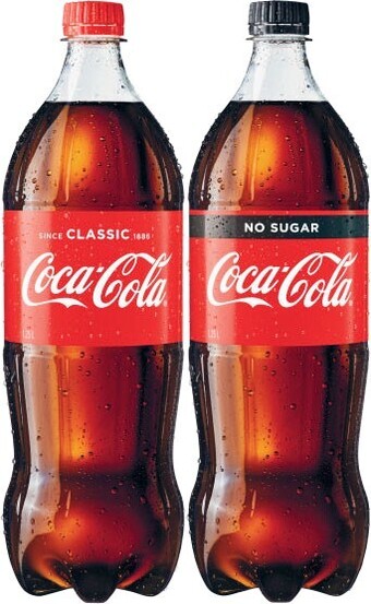 Coles Coca-Cola Soft Drink 1.25 Litre offer