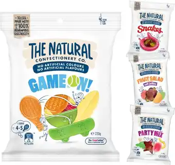 Coles New the natural confectionery co. 180g-230g offer